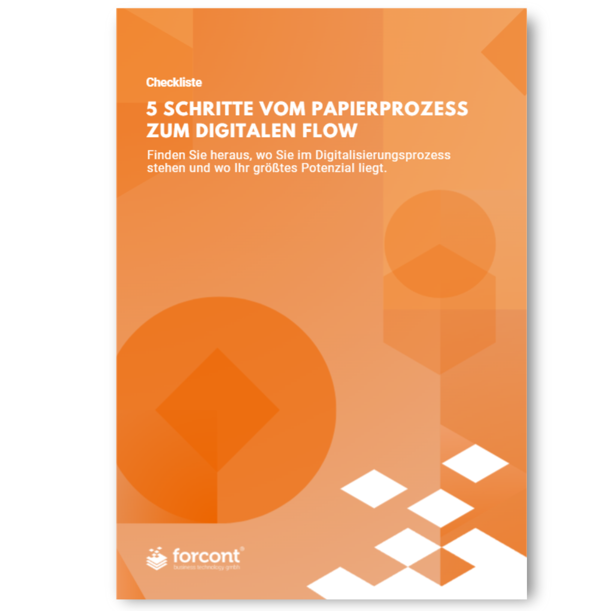 Vorschau Checkliste 5 Schritte vom Papierprozess zum digitalen Flow